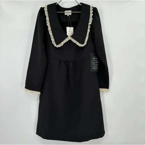 chinese dress ladies Black Lace Agatha Midi Dress main image 1